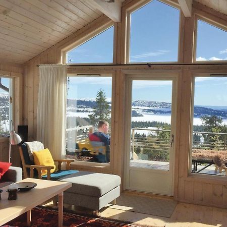 Amazing Home In Sjusjoen With Kitchen Exterior foto